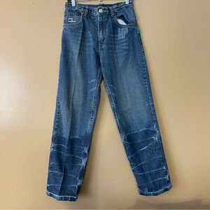 P Miller Jeans with number 1 embroidery size 34